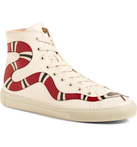 gucci snake hi tops sneakers|Gucci snake sneakers women's.